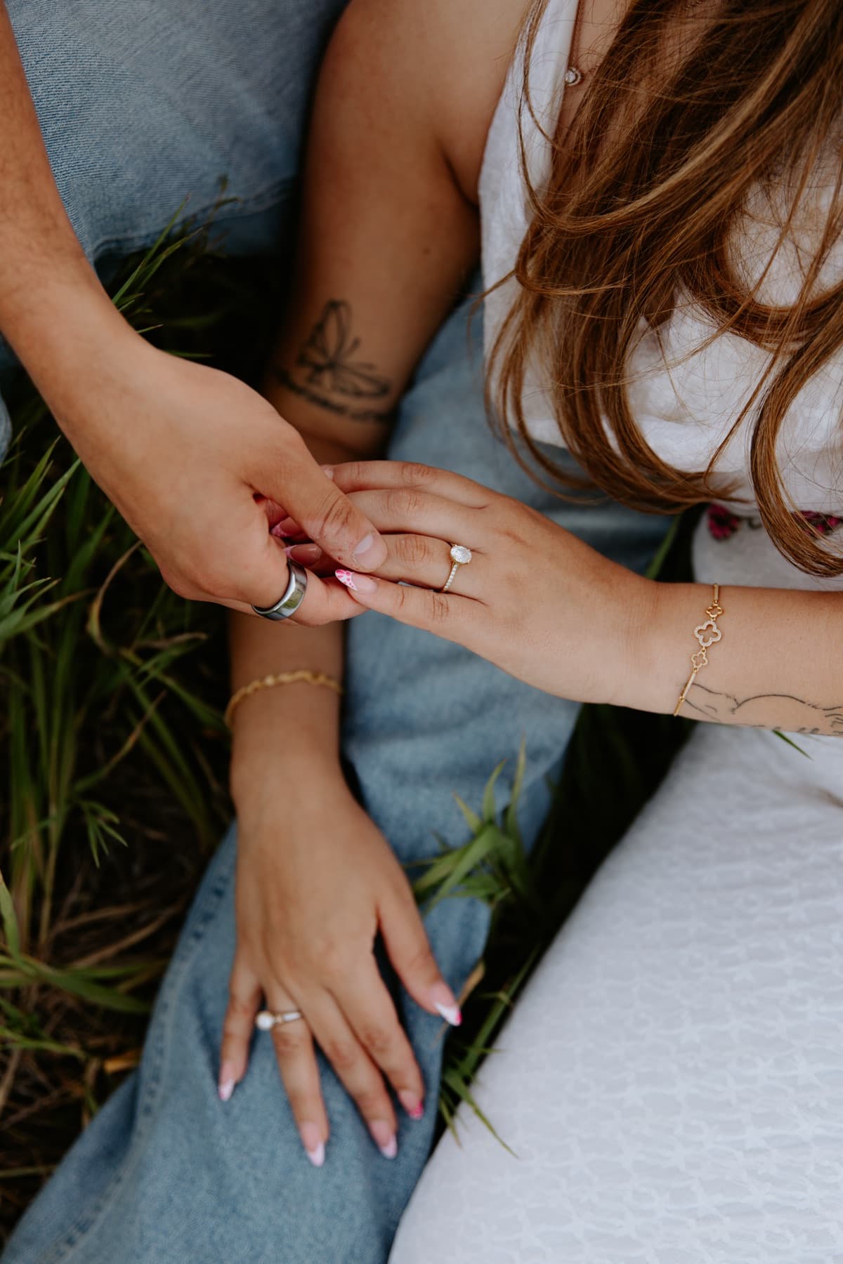 The ring, up close